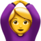 Person Gesturing OK emoji on Apple